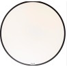 Brilliant Slimline LED plaf., metal, crna, prečnik 49cm, 60W