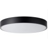 Brilliant Slimline LED plaf., metal, crna, prečnik 49cm, 60W
