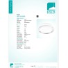 Eglo Capri LED plafonjera, prečnik 39 cm