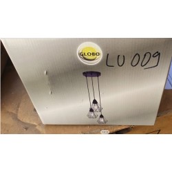 Globo Isabella visilica, metal, mat crna, p.29 x v.120 cm