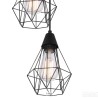 Globo Isabella visilica, metal, mat crna, p.29 x v.120 cm