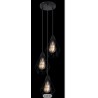 Globo Isabella visilica, metal, mat crna, p.29 x v.120 cm
