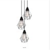Globo Isabella visilica, metal, mat crna, p.29 x v.120 cm