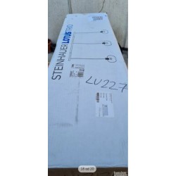 Steinhauer Lotus visilica, 3xE27,čelik/staklo, 132x150x25 cm