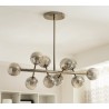 Loistaa Kjul visilica, 10 LED, metal, staklo, 88x70x36cm'-oštećeno