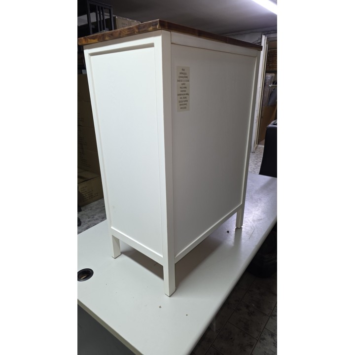 Vitrina sa staklenim vratima 62x36x86.5 cm – Drvo, staklo i metal