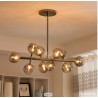 Loistaa Kjul visilica, 10 LED, metal, staklo, 88x70x36 c