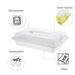 Rotho Cool & Fresh transportna kutija, bela, 43.5x29.5x11 cm