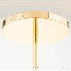 Loistaa Kjul visilica, 10 LED, metal, staklo,bež,88x70x36 cm