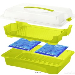 Rotho Cool & Fresh transportna kutija, bela, 43.5x29.5x11 cm