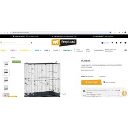 Ferplast Planeta kavez sa postoljem, 99.5x56x171.5 cm