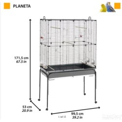 Ferplast Planeta kavez sa postoljem, 99.5x56x171.5 cm