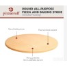 Pizzacraft ThermaBond okrugli kamen, prirodna, 16.5 in polomljena