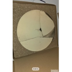 Pizzacraft ThermaBond okrugli kamen, prirodna, 16.5 in polomljena