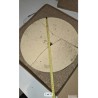 Pizzacraft ThermaBond okrugli kamen, prirodna, 16.5 in polomljena