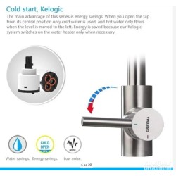 GRIFEMA G4008 ColdStart slavina sa 1 ručkom, nerđ.čelik