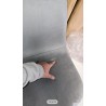 Set od 4 trpezarijske stolice, pliš/metalni nogari,siva/crna- oštećeno