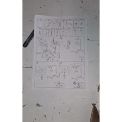 Bočni stočić na 4 točka, podesiva visina, metalni ram