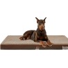 Bedsure reverz. navlaka za XXL jastuk,137x111.5x10 cm, braon
