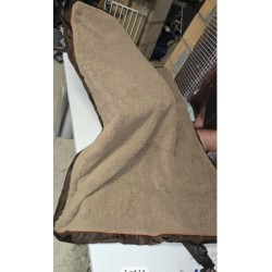 Bedsure reverz. navlaka za XXL jastuk,137x111.5x10 cm, braon