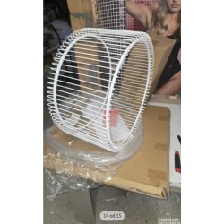 Kare Wire set od 2 klub stola,čelik/staklo, bela-oštećeno