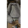 Roba Sammy gnezdo, siva, pr. 16x50x85cm, poliester
