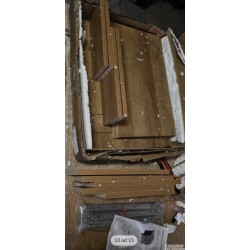 Ars Natura Woodston fioke, 48x63x50cm, delimično hrastovo drvo