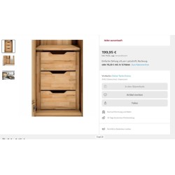Ars Natura Woodston fioke, 48x63x50cm, delimično hrastovo drvo