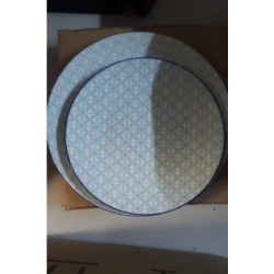 CreaTable 17364,serija Mediterran,set 4 kom, plava