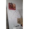 Set od 3 LED zvezde na baterije, toplo bela, 4 režima