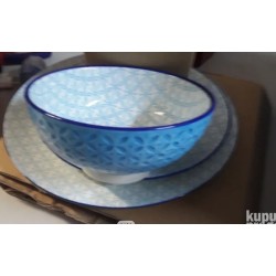 CreaTable 17364,serija Mediterran,set 4 kom, plava