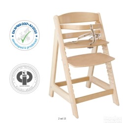 Roba Sit Up III visoka stolica, prirodna boja, do 50 kg