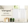 Set od 2 zavese, Country house stil, lan/poli,bela, 65x115cm