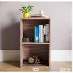 Vida Designs Oxford polica sa 2 kocke, b.oraha, 32x24x54cm