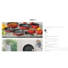 CookArt Ipium set posuđa, 9 delova, alu, može na indukciji