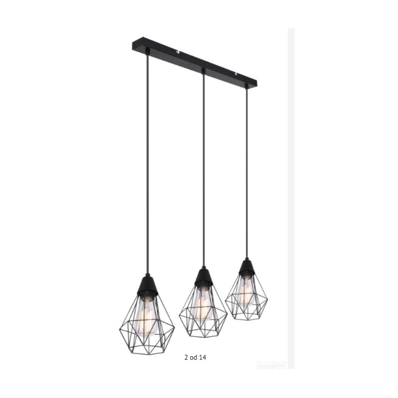 Globo Isabella visilica, metal, mat crna, 58x15x120cm Globo Isabella visilica, metal, mat crna, 58x15x120cm