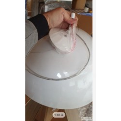 Eglo Gaetano I visilica, bela/srebrna, prečnik 53 cm