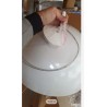 Eglo Gaetano I visilica, bela/srebrna, prečnik 53 cm