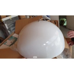Eglo Gaetano I visilica, bela/srebrna, prečnik 53 cm