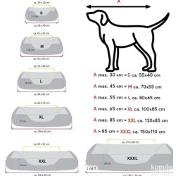 Jastuci za BedDog LUPI, 80x65 cm