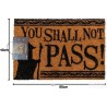 Otirač LOTR - You Shall Not Pass 60x40cm, kokosova vlakna