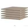 Rauch set od 5 polica 88cm za gard. za orm, dubine 57-62 cm