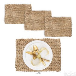 Set od 4 podmetača za sto,pr.1.5x42x30cm, vodeni zumbul