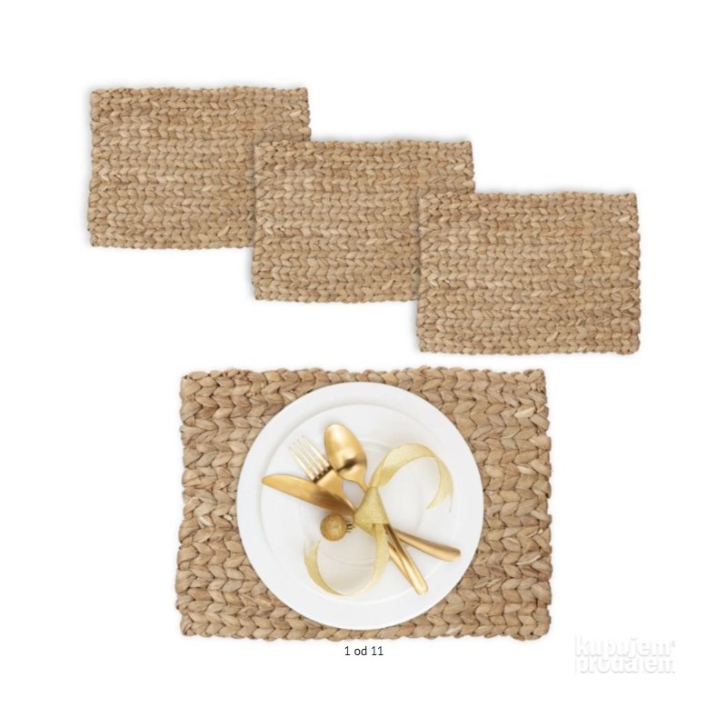 Set od 4 podmetača za sto,pr.1.5x42x30cm, vodeni zumbul Set od 4 podmetača za sto,pr.1.5x42x30cm, vodeni zumbul