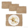 Set od 4 podmetača za sto,pr.1.5x42x30cm, vodeni zumbul