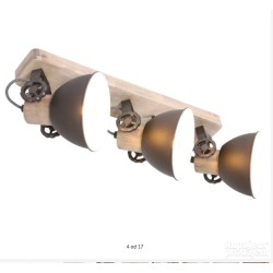 Mexlite Gearwood spot plafonjera, 19x17x59 cm