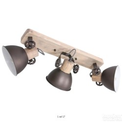 Mexlite Gearwood spot plafonjera, 19x17x59 cm