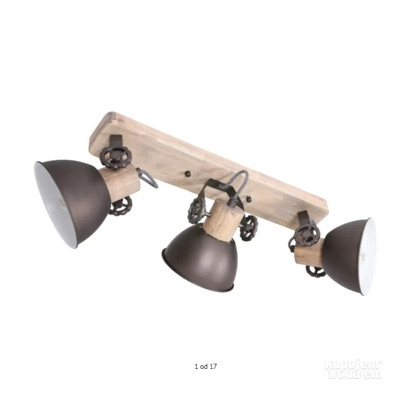 Mexlite Gearwood spot plafonjera, 19x17x59 cm