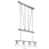 Nino Leuchten Daytona, LED, 4x3W, metal/staklo, 60x150x10cm