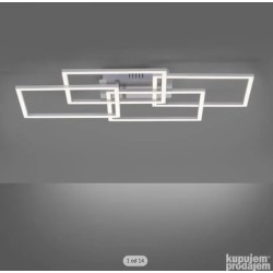 Leuchten D. Iven, LED, dimabilna, polikarb.alu, 35x10x70cm